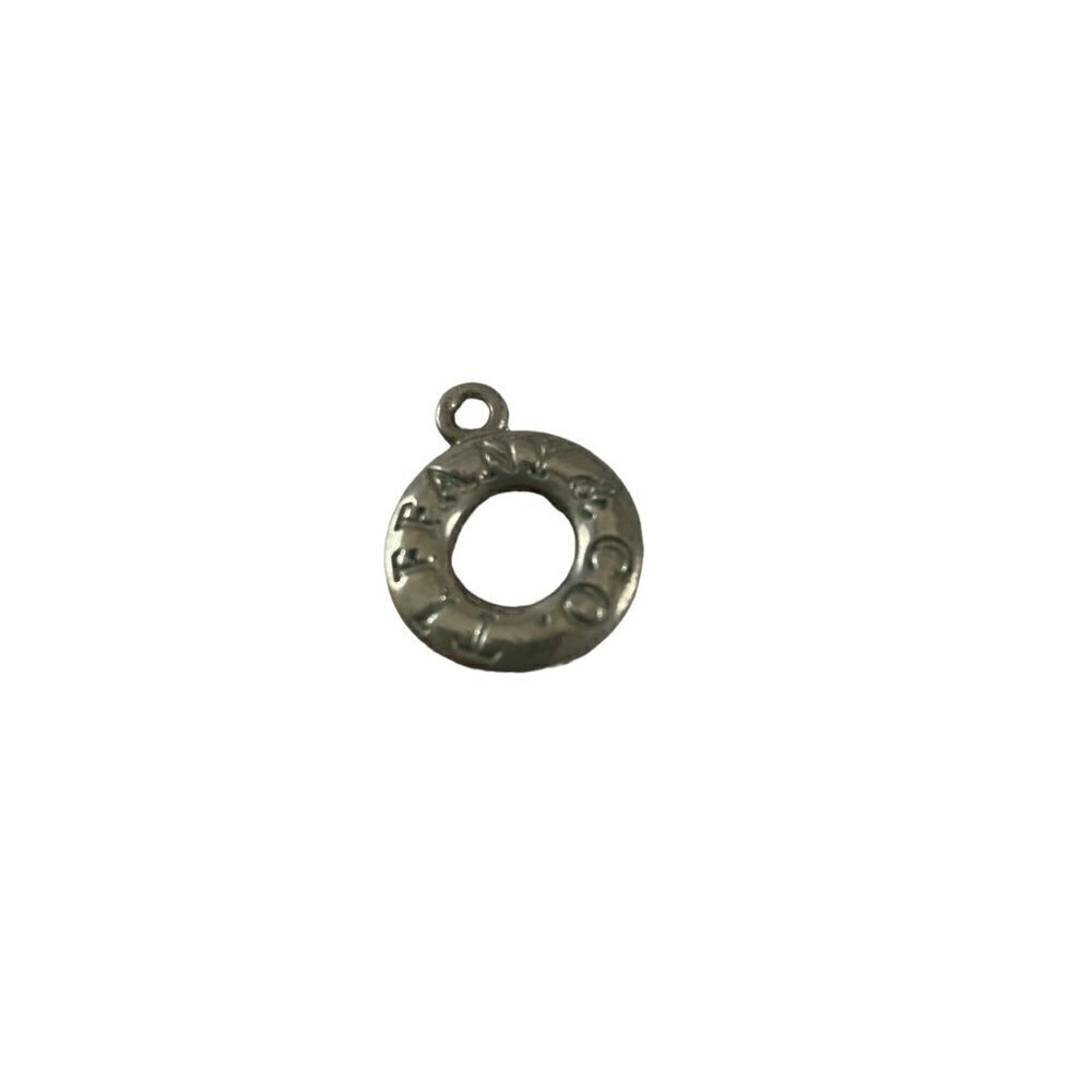 Tiffany & Co Round Silver (.925 on back) Bracelet Pendant Piece - OS